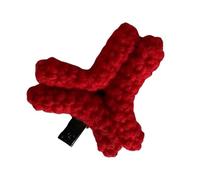 Anime Theme Hair Clip With Angry/Teardrop Designs Handmade Crochet Hair Barrette Roleplay Accessory For Animation Lover Anime Accessory