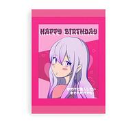 Anime Themed Birthday Card For Girl, Daughter, Teen, Friend