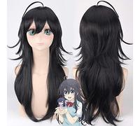 Anime There is never a girl online? Segawa Akane cosplay Wig Synthetic yellow hair For Halloween Party Wigs + wig cap One Size PL-508