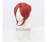 Anime Toilet-bound Hanako-kun Cosplay Wigs Mitsuba Styled Heat Resistant Synthetic Hair Orange for Halloween Party + Wig Cap CHINA Mitsuba