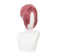 Anime Toilet-bound Hanako-kun Mitsuba Cosplay Wig Jibaku Shounen Pink Wig Synthetic Hair + Wig Cap Party Role Play