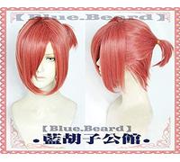 Anime Toilet-Bound Hanako-kun Mitsuba Sousuke Cosplay Wigs Styled Ponytail Short Wig Hair for Halloween Party