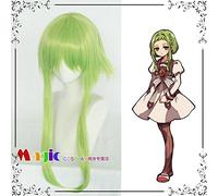 Anime Toilet Bound Hanako Kun Nanamine Sakura Cosplay Wig Green Synthetic Hair Wig + cap