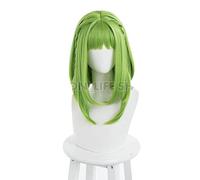 Anime Toilet Bound Hanako Kun Nanamine Sakura Cosplay Wig Green Synthetic Hair Wig Costume Wigs+ cap