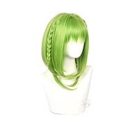 Anime Toilet-bound Hanako-kun Nanamine Sakura Wig Cosplay Wigs Playing Short Mixed Green Hair Halloween WIG