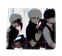 通用 Anime Tokyo Ghoul Wallet, PU Leather Wallet, 3D Cartoon Characters Kaneki Ken,Uta,Kirishima Toka,Sasaki haise Printing Wallet for Teenagers Boys Girls Anime Fans Girfts (Type 6)