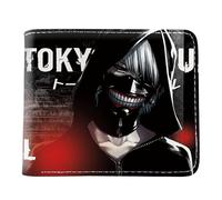 通用 Anime Tokyo Ghoul Wallet, PU Leather Wallet, 3D Cartoon Characters Kaneki Ken,Uta,Kirishima Toka,Sasaki haise Printing Wallet for Teenagers Boys Girls Anime Fans Girfts (Type 4)