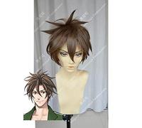Anime Touken Ranbu Online Otegine Cosplay Wigs Short Brown Fluffy Heat Resistant Synthetic Hair Wig + Wig Cap
