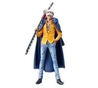 Anime Trafalgar Law One Piece Figurine - Heart Pirate Captain & Surgeon of Death Collectible PVC Statue Gift for One Piece Anime & Manga Fans (Trafalgar Law Wano 10cm)