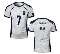 Anime Tshirts Seishiro Nagi T-Shirt Isagi Yoichi/Kenyu Yukimiya Cartoon 3D Printed Cosplay Sports Shorts Casual Summer Manga Tee Top Short Tshirt for Unisex