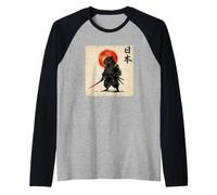 Anime Ukiyo-e Japanese Vintage Warrior Samurai Capybara Raglan Baseball Tee