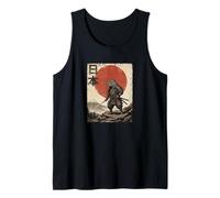 Anime Ukiyo-e Japanese Vintage Warrior Samurai Capybara Tank Top