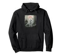 Anime Ukiyo-e Japanese Vintage Warrior Samurai Shiba Inu Dog Pullover Hoodie