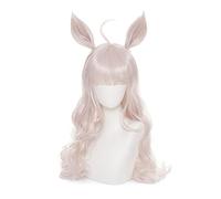 Anime Umamusume Pretty Derby Cosplay Biwa Hayahide Wig with Ear Heat Resistant Hair