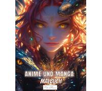 Anime Und Manga Malbuch: Ein Buch mit 50 kawaii-inspirierten und kunstvollen Malseiten, die Porträts und Schlangen zum Zeichnen enthalten, perfekt für ... (Anime & Tiergeist - Magische Ausmalwelt)