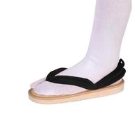Anime Unisex Cosplay Clog Shoes for Kamado Tanjirou Shinobu Cos Sandal Prop Oshitari with Socks (Black,6)