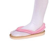 Anime Unisex Cosplay Clog Shoes for Kamado Tanjirou Shinobu Cos Sandal Prop Oshitari with Socks (Pink,7.5)