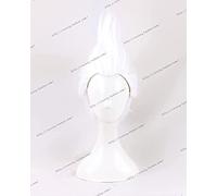 Anime Ursula Wig Rick Morty Rick Sanchez Cosplay Wigs Short Synthetic Pure White Wigs Heat Resistant + Wig Cap