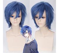Anime Uta No Prince Sama Ichinose Tokiya Wig Cosplay Costume Mix Blue Fluffy Short Synthetic Hair Halloween Party Wigs Pelucas