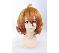Anime Uta no Prince Sama Shinomiya Natsuki Cosplay Wig Golden gradient Heat Resistant Synthetic Hair Wigs + Wig Cap