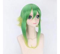 Anime VOCALOID GUMI Cosplay Wig mixed Green Synthetic Hair GUMI Straight Fluffy cosplay Costume Wigs + wig cap One Size PL-274