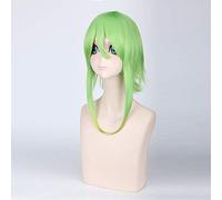 Anime Vocaloid GUMI Megpoid Cosplay Wig Light Green Synthetic 60cm Long Hair Megpoid cosplay Wigs + wig cap One Size PL-018