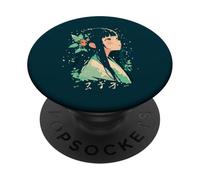 Anime Waifu Cute Anime manga Cat Girl Sweet Retro Japan PopSockets Adhesive PopGrip