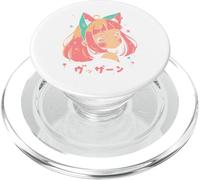 Anime Waifu Cute Anime manga Cat Girl Sweet Retro Japan PopSockets PopGrip for MagSafe