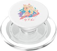 Anime Waifu Cute Anime manga Cat Girl Sweet Retro Japan PopSockets PopGrip for MagSafe