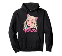 Anime Waifu Cute Anime manga Cat Girl Sweet Retro Japan Pullover Hoodie