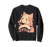 Anime Waifu Cute Anime manga Cat Girl Sweet Retro Japan Sweatshirt