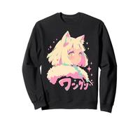 Anime Waifu Cute Anime manga Cat Girl Sweet Retro Japan Sweatshirt