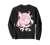 Anime Waifu Cute Anime manga Cat Girl Sweet Retro Japan Sweatshirt