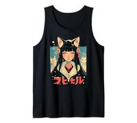 Anime Waifu Cute Anime Manga Cat Girl Sweet Retro Japan Tank Top