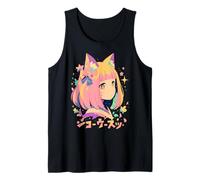 Anime Waifu Cute Anime Manga Cat Girl Sweet Retro Japan Tank Top