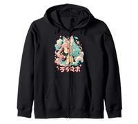 Anime Waifu Cute Anime manga Cat Girl Sweet Retro Japan Zip Hoodie
