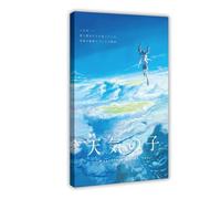 Anime Weathering with You Poster Canvas Poster Bedroom Decor Landscape Office Room Decor Gift 16x24inch(40x60cm)