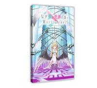 Anime Why Nobody Remembers My World Poster 1 Canvas Poster Bedroom Decor Landscape Office Room Decor Gift 12x18inch(30x45cm)