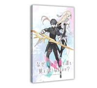 Anime Why Nobody Remembers My World Poster Canvas Poster Bedroom Decor Landscape Office Room Decor Gift 12x18inch(30x45cm)