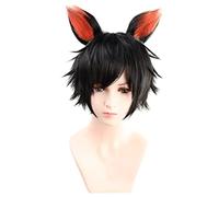 Anime Wig Arknights Cosplay Aak Wig,With Ears Short Wig,Costume Halloween Wig,For Halloween,Costume Party,Anime Show,Cosplay Event,Concerts(Color:Style B) Cosplay Anime Wig Coser (Color : Stijl A)