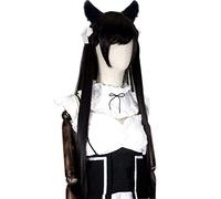 Anime Wig Azur Lane Cosplay IJN Atago Wig,Black Long Wig,Costume Halloween Wig,For Halloween,Costume Party,Anime Show,Cosplay Event,Concerts(Size:Style B) Cosplay Anime Wig Coser ( Size : Stijl B )