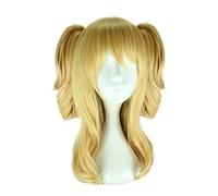 Anime Wig Citrus Cosplay Yuzu Aihara Wig,Short Ponytail Blonde Wig,Costume Halloween Wig,For Halloween,Costume Party,Anime Show,Cosplay Event,Concerts(Size:Two) Cosplay Anime Wig Coser (Size : Twee)