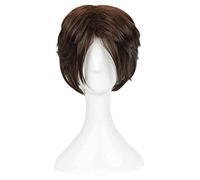 Anime Wig Final Fantasy VIII Cosplay Squall Leonhart Wig,Short Brown Wig,Costume Halloween Wig,For Halloween,Costume Party,Anime Show,Cosplay Event,Concerts Cosplay Anime Wig Coser