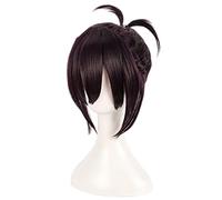 Anime Wig Gintama Cosplay Takasugi Shinsuke Wig,Anime Short Wig,Costume Halloween Wig,For Halloween,Costume Party,Anime Show,Cosplay Event,Concerts(Color:Style B) Cosplay Anime Wig Coser (Color : Sti