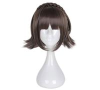 Anime Wig Makoto Niijima Short Dark Brown Halloween Costume Cosplay Wig,For Christmas Carnival Party