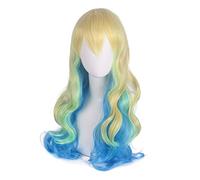 Anime Wig Miss Kobayashi's Dragon Maid Cosplay Lucoa Wig,Yellow Green Blue Gradient Long Wavy Wig,Costume Halloween Wig,For Halloween,Costume Party,Anime Show,Cosplay Event Cosplay Anime Wig Coser