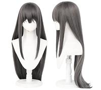 Anime Wig Rascal Does Not Dream of Bunny Girl Senpai Cosplay Sakurajima Mai Wig,Long Gray Wig,Costume Halloween Wig,For Halloween,Costume Party,Anime Show,Cosplay Event,Co Cosplay Anime Wig Coser