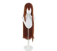 Anime Wig Steins Gate Cosplay Makise Kurisu Wig,Brown Red Long Straight Wig,Costume Halloween Wig,For Halloween,Costume Party,Anime Show,Cosplay Event,Concerts Cosplay Anime Wig Coser