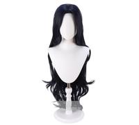 Anime Wig Yamagishi Yukako Long Wave Dark Blue Halloween Costume Cosplay Wig,For Christmas Carnival Party