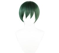 Anime Wig Zenin Mai Dark Green Short Halloween Costume Cosplay Wig,For Christmas Carnival Party